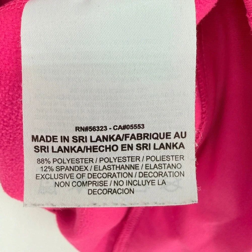 Nike Pro Cowl Neck Pullover Women Large Pink Dri-FIT Thumbhole Gorpcore Sporty
